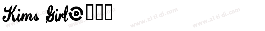 Kims Girl字体转换